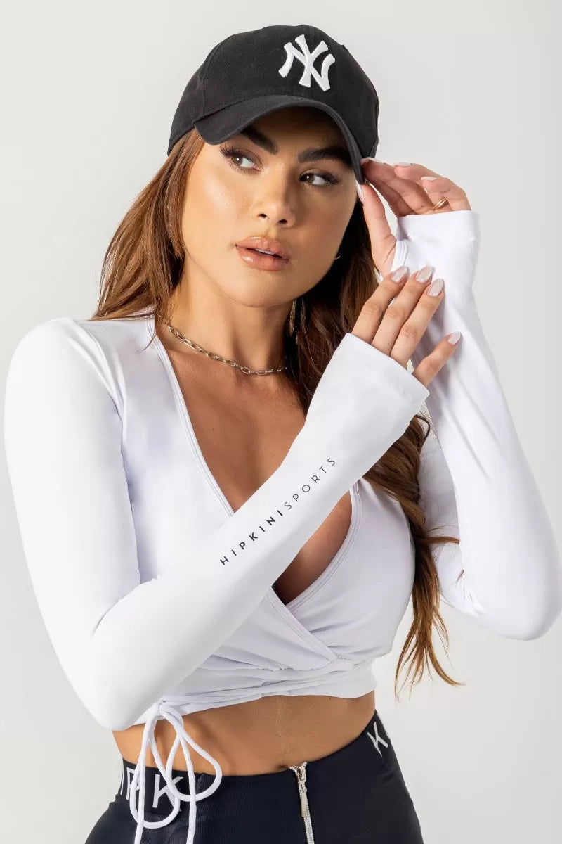Cropped Gym Era White Long sleeve