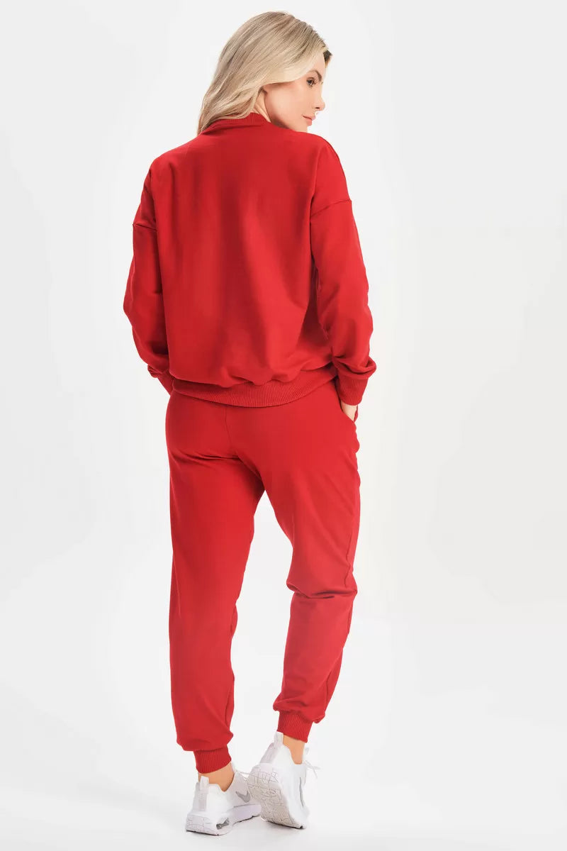 Red Relaxed Jogger