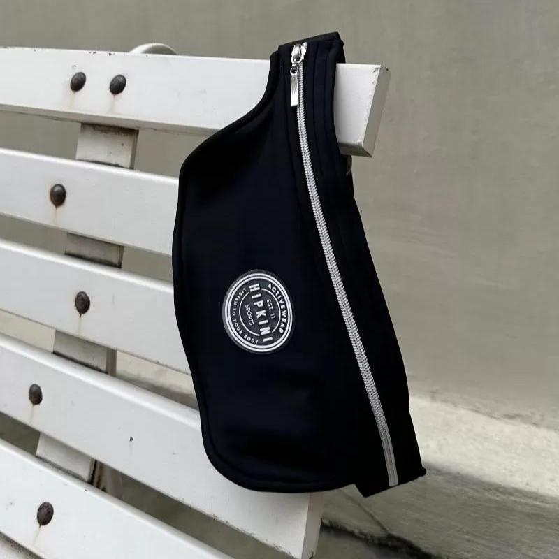 Elevate Black Money Belt Pouch