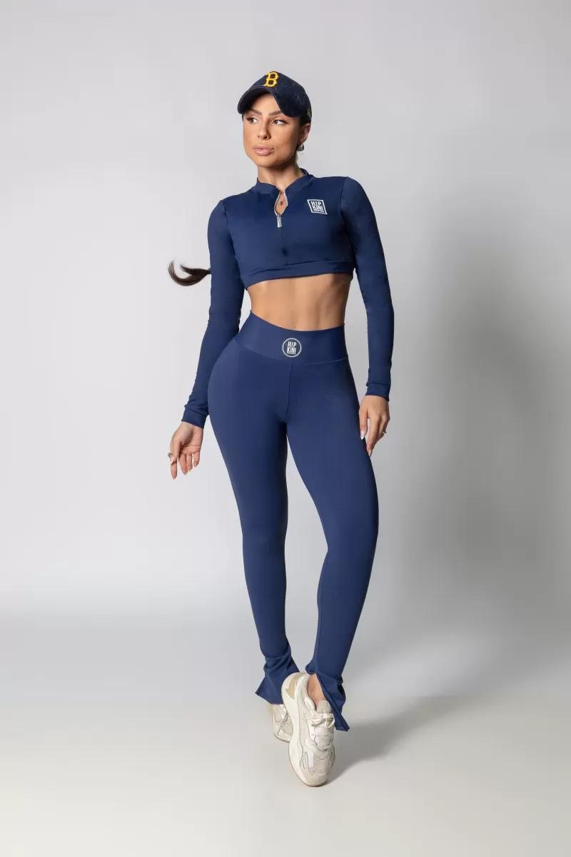 Cropped JTC Blue Long Sleeve