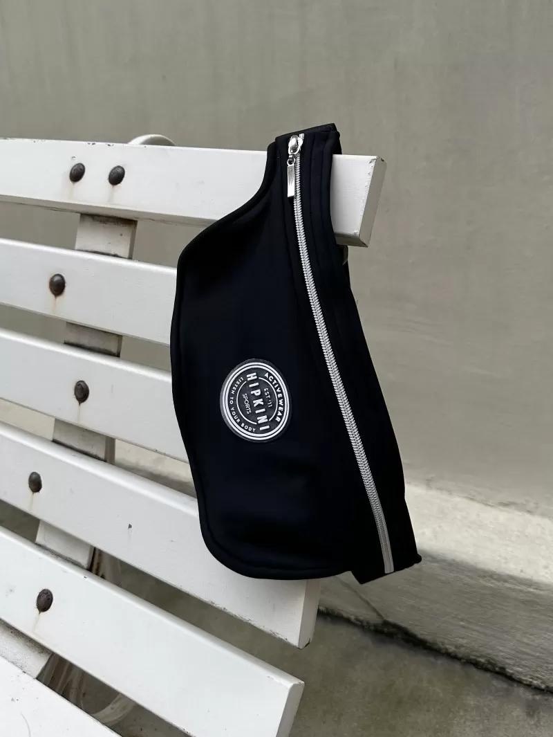 Elevate Black Money Belt Pouch