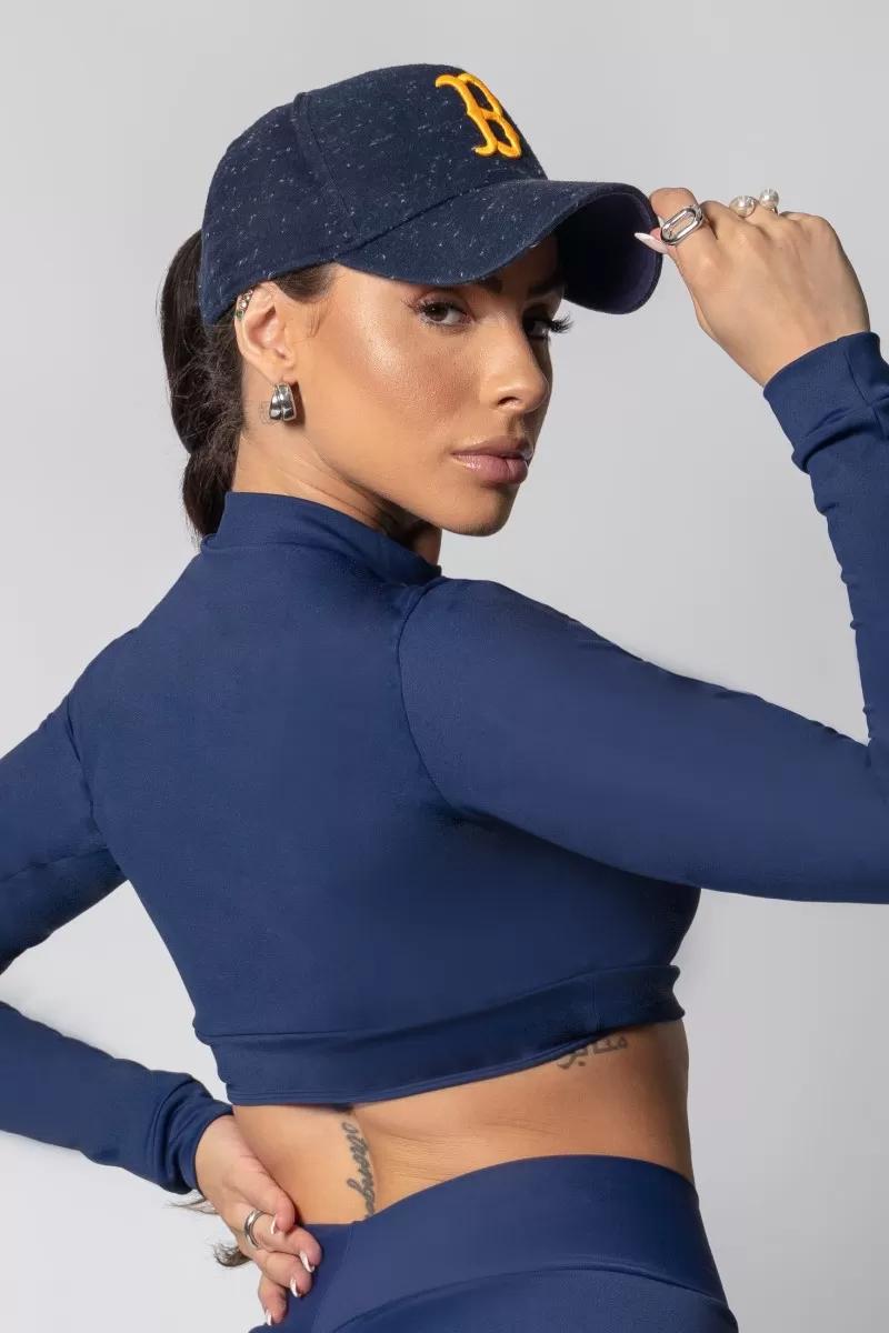 Cropped JTC Blue Long Sleeve